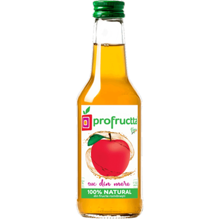 Suc din mere Profructta natural 100% 0.25 litri